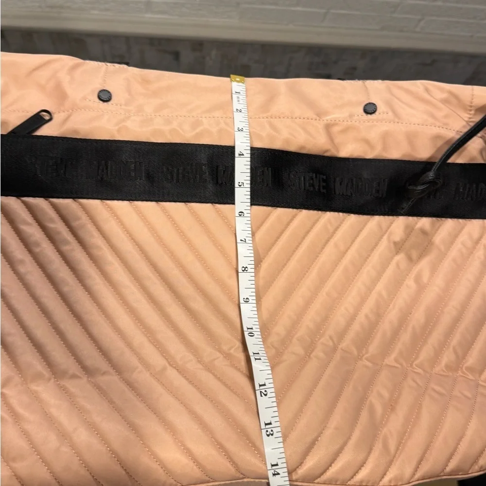 Steve Madden Tan and‎ Black Quilted Baby Bags